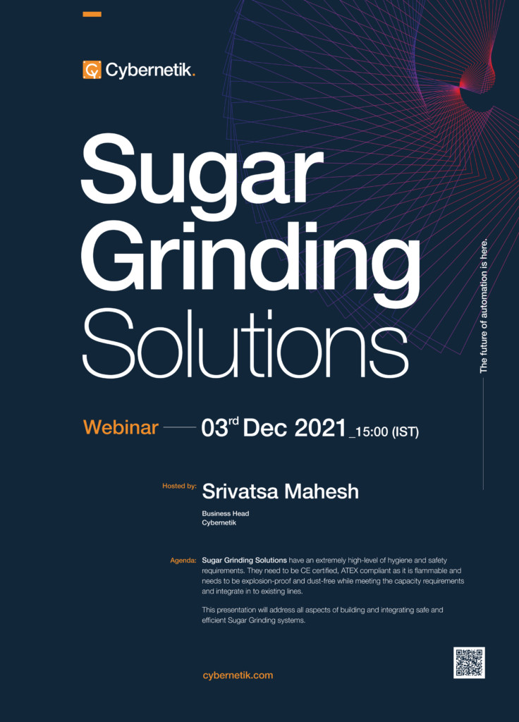 Cybernetik_Sugar Grinding Solution_Webinar_Poster